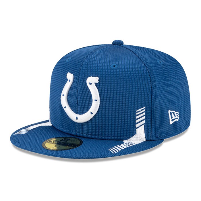 Indianapolis Colts NFL Sideline Home 59FIFTY Lippis Sininen - New Era Lippikset Outlet FI-120593